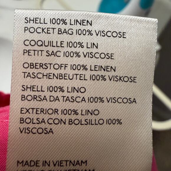 NWT $98 Anthropologie 3X Linen WideLeg Cropped Pants plus size - Picture 8 of 9